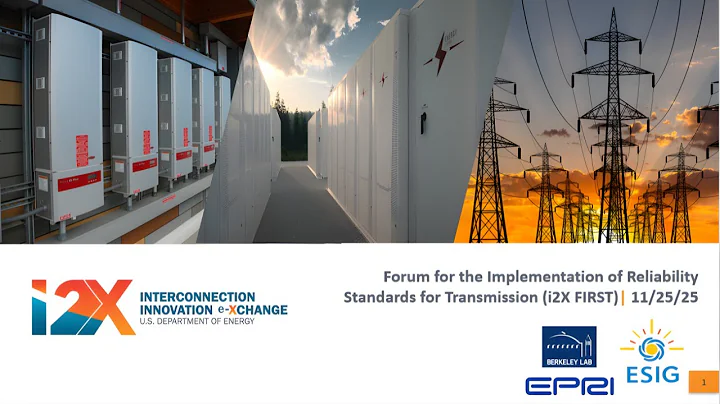 November i2X FIRST Meeting