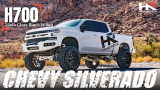 24x14 H700 Affliction | Silverado 1500 SEMA Build | Hardrock Offroad Wheels 24x14 H700 Affliction Gmc Sierra 3500 Denali Hd Hardrock Offroad Wheels