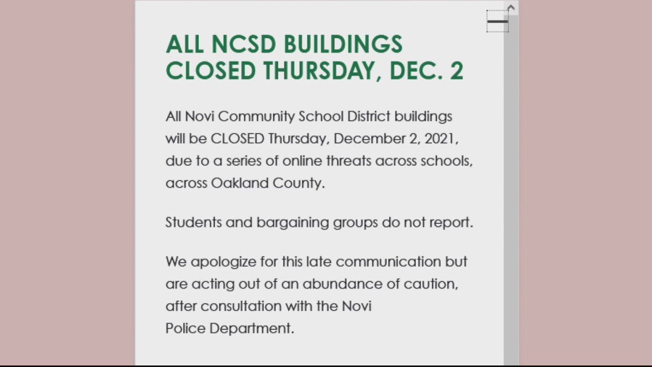 Schools close due to Oxford copycat threats