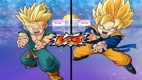 Kid Trunks SSj VS Goten SSj | Dragon Ball Z Budokai Tenkaichi 3