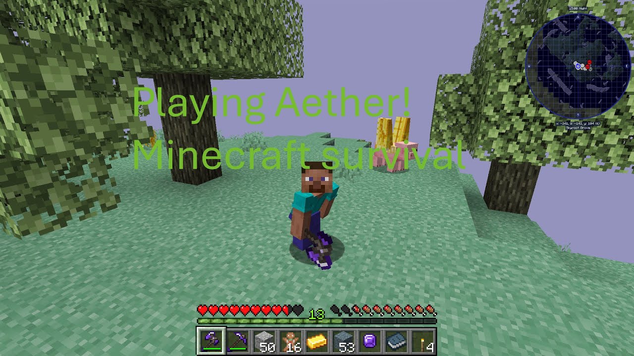 Surviving The Aether Mod || Minecraft - YouTube