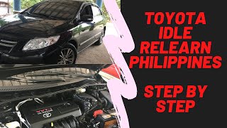 Toyota Idle Relearn Philippines (Palit Alternator or Battery)