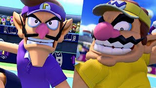 Wario Waluigi Vs. Rosalina Toad - Mario Tennis Aces ⁴ᴷ Switch