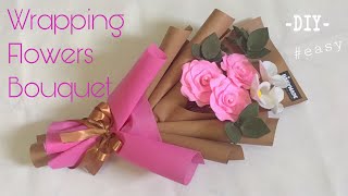 DIY - Wrapping Flower Bouquet | Cara Membuat Buket Bunga