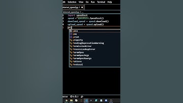 🔥INTERNET SPEED CHECK😎By Cool Python Code🔥 | #shorts