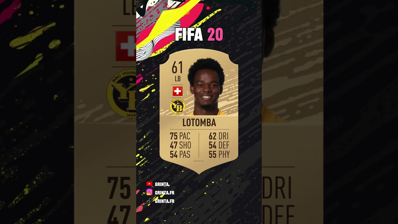 L'évolution FIFA de Jordan Lotomba !