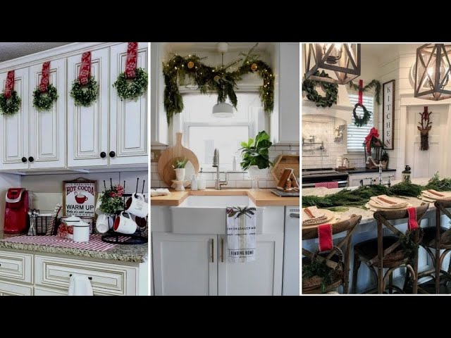 9 Quick Christmas Kitchen Decor Ideas - Bless'er House