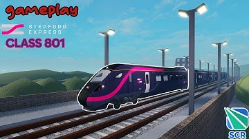 SCR | Driver gameplay [Stepford Express Class 801] Stepford Central - Llyn by the sea (via Benton)