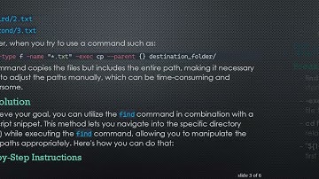 Copying Files from a Specific Directory in Bash
