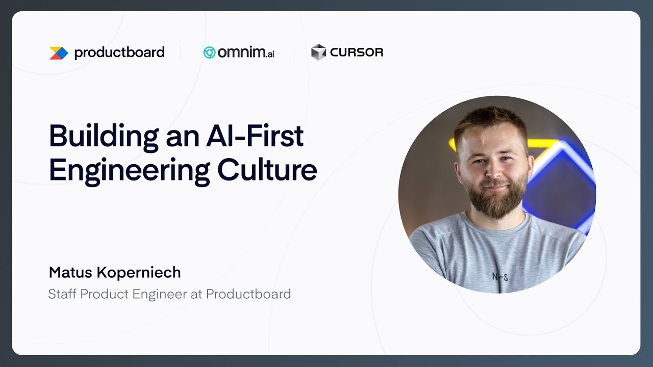 Building an AI-First Engineering Culture – Matus Koperniech