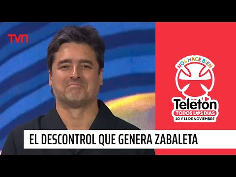 ¿Esto lo provoca en todas partes?: El descontrol que genera Jorge Zabaleta en el Teatro Teletón