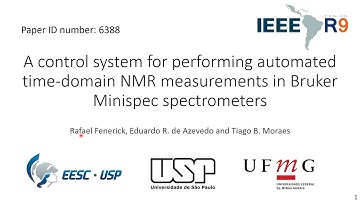 (Paper ID 6388) A control system for performing automated time-domain NMR measurements