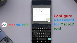 How to Setup an Inbuilt App Lock 🔐 of MacroDroid ?[Tutorial] screenshot 5