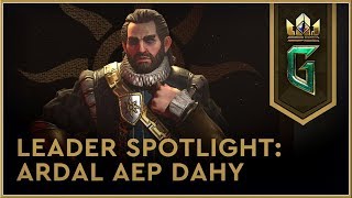 GWENT : The Witcher Card Game - NEW Leader SPOTLIGHT Ardal aep Dahy Trailer 2019 (PC, PS4 & XB1) HD