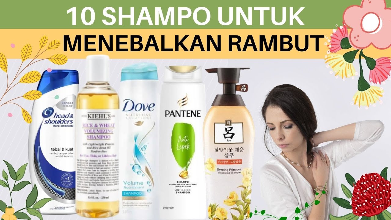 Rekomendasi 10 Shampo Untuk Menebalkan Rambut Terbaik 2021 YouTube