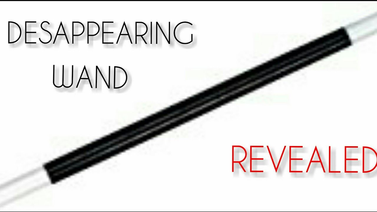 Magic tricks revealedDisappearing wand YouTube