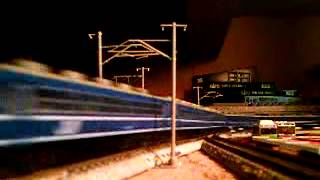 EF60-19、EF65-1104、12系JR東プッシュプル試験(N-gauge)