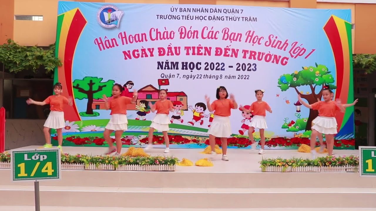 Văn nghệ đón HS lớp 1 năm 2022-2023