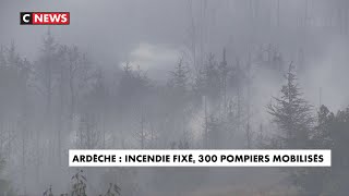 Ardèche : le feu de forêt qui menaçait des habitations de Saint-Marcel-lès-Annonay a été fixé