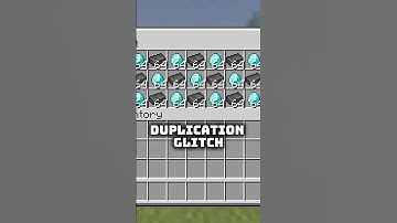 Duplication glitch Minecraft Bedrock#minecraft #glitch #mc #fyp #fy #foryoupage