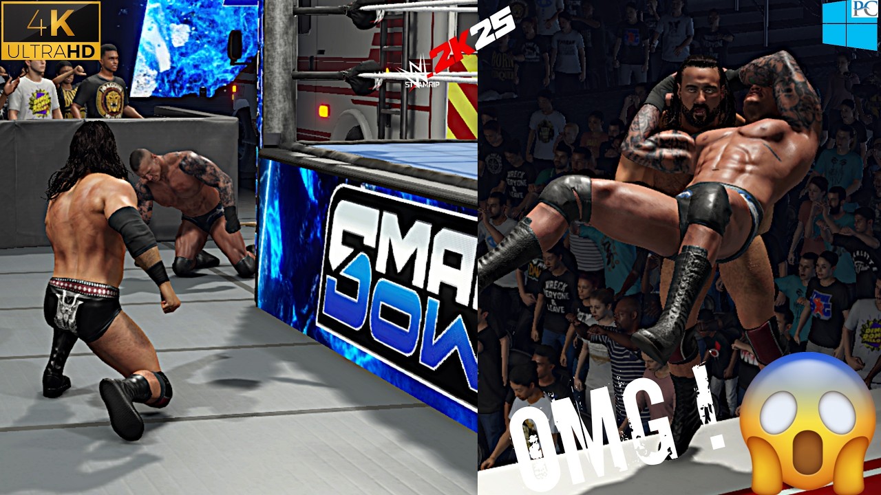 DREW MCINTYRE vs RANDY ORTON  Ambulance Match for the UNDISPUTED WWE CHAMPIONSHIP WWE SmackDown .