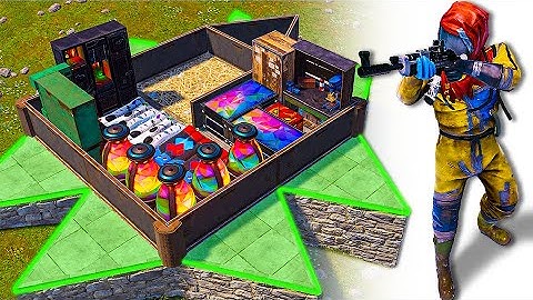 2x2 Compact Double Bunker / Solo / Duo / Trio / Rust Base Design