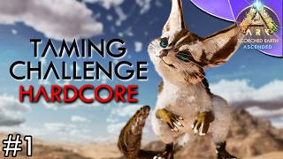 #1 Début du ARK - TAMING CHALLENGE sur SCORCHED EARTH ! 🌵