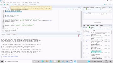 How to Connect RStudio with Oracle Database