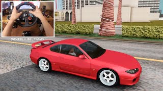 Nissan Silvia Spec R Mk.VII [S15] '00 GTA San Andreas 🚗 LOGITECH G29 BEST GRAPHIC