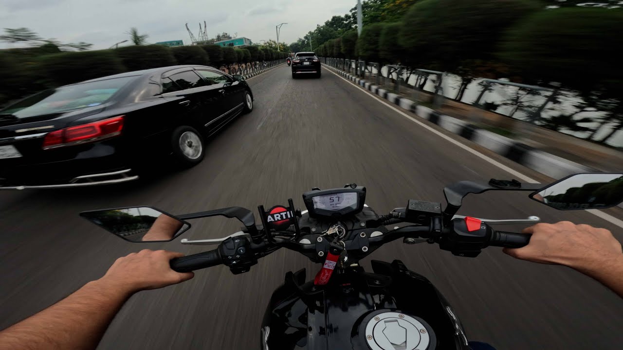 Dhaka Morning Ride with Apache RTR 4V | Raw Engine Sound & City Vibes