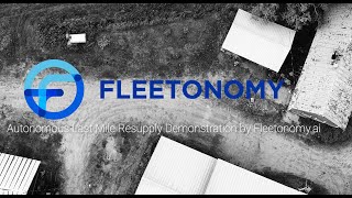 Fleetonomy.ai demonstration on autonomous delivery of military resupply