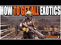 HOW TO UNLOCK EVERY EXOTIC IN THE DIVISION 2 | GETTING EXOTICS GOT EASIER IN TITLE UPDATE 10