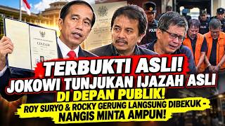 Jokowi shows original diploma in public! Roy and Rocky Gerung immediately arrested! Begging for m...