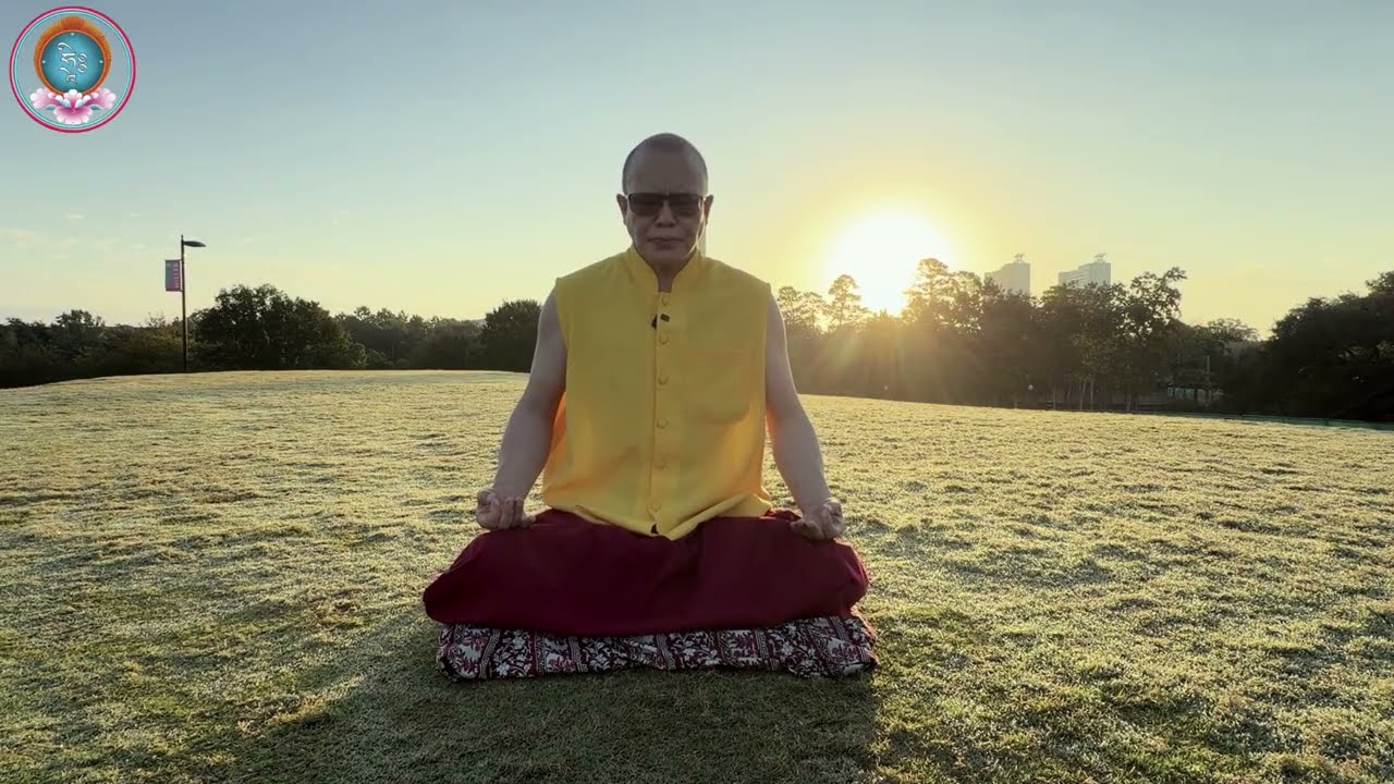 【呼吸瑜伽第五式】🏮身心吉祥迎馬年🏮 #索南久美上師 #日出晨練 #德州弘法行程