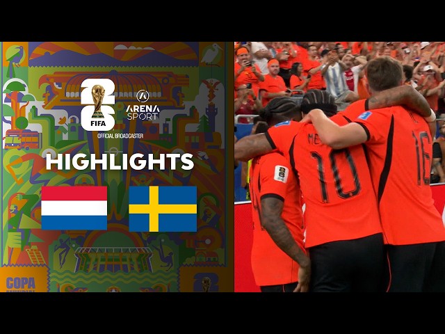 FIFA WC 2026 | Netherlands - Sweden 5:1 | Group F | 2. kolo