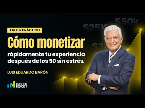 Cómo monetizar tu experiencia después de los 50
