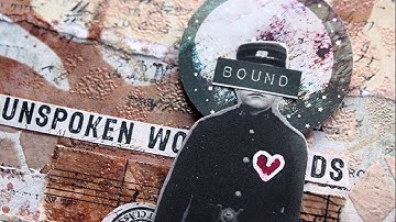 Mixed Media Art-journal - Scrapbooking tutorial - Riikka Kovasin