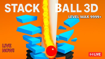 LIVE🔴 STACK BALL GAME 3D Part 26 #livestackball