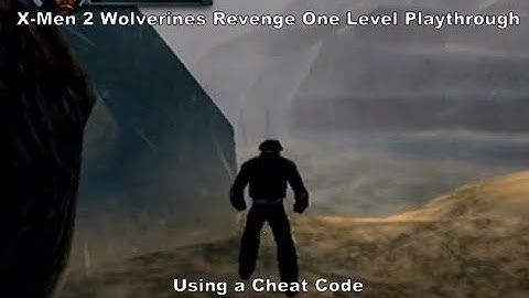 X-Men 2 Wolverines Revenge One Level Playthrough using a Ps2 Cheat Code :D #Playstation #Sony #Ps2