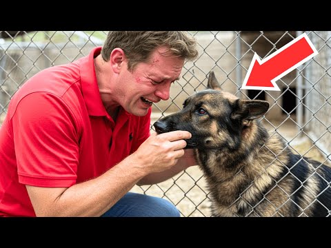 German Shepherd At Shelter Started Crying When He Recognized The Man  Standing In Front Of Him - YouTube
