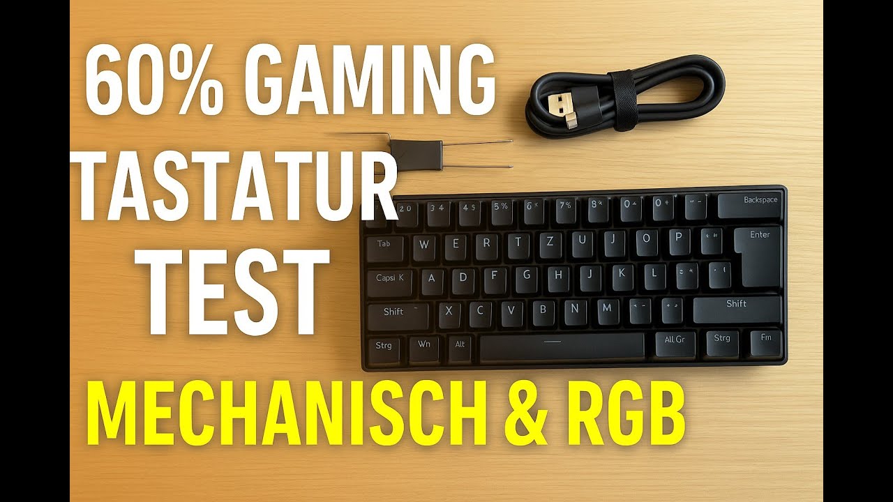 RK ROYAL KLUDGE 60% Keyboard Review | Mechanische QWERTZ Gaming Tastatur im Test mit RGB & Hot-Swap