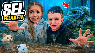 Poyraz Eli̇f Firtina Çikti Seli̇n Ortasinda Mahsur Kaldikbabam Kayboldu