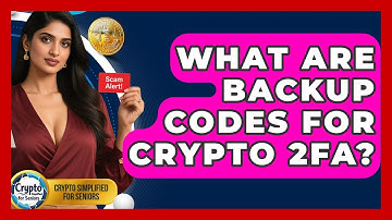 What Are Backup Codes For Crypto 2FA? - Crypto Simplified for Seniors