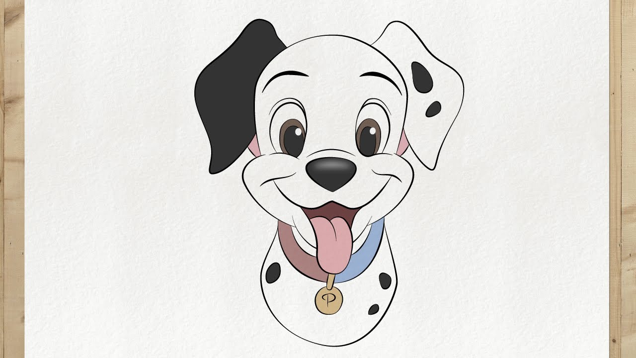 COMO DESENHAR O DÁLMATA 🐾 | Disney | 101 Dálmatas | Tutorial de Desenho ...