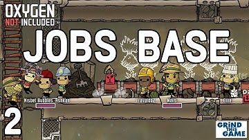 Oxygen Not Included - Occupational Upgrade Base #2 (JOBS, HATS & CONVEYOR RAILS)