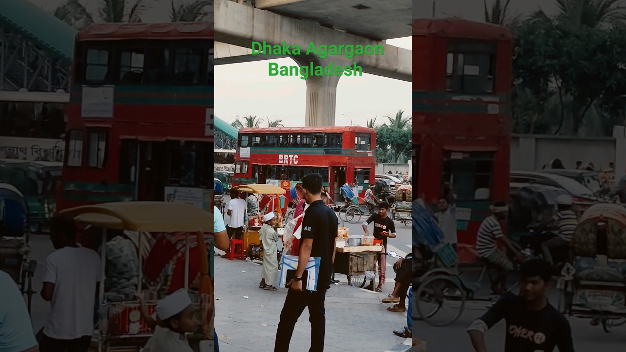 Dhaka Street Agargaon Bangladesh 