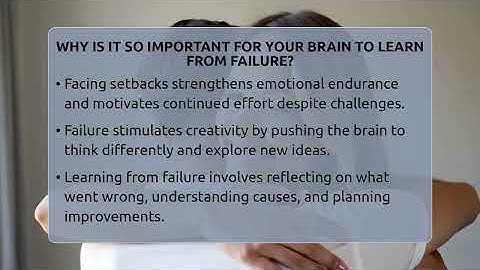 Why Is It So Important For Your Brain To Learn From Failure? - The Personal Growth Path