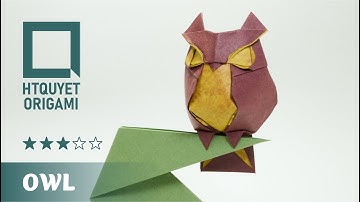 Hướng dẫn gấp chim cú mèo (Hoàng Tiến Quyết)