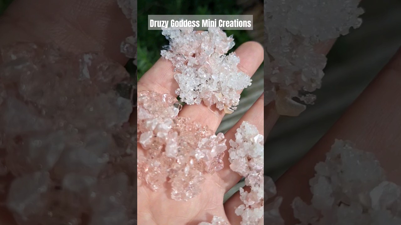 Create Druzy Clusters From Scratch ✨️ 