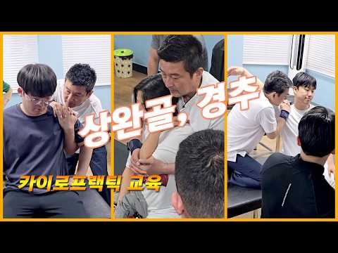 카이로프랙틱 교육 어깨 상완골, 경추. Humerus, Seated Cervical Adjustment.